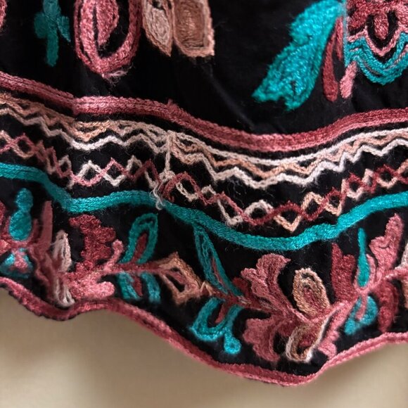 Floreat Anthropologie Women Avery Dress Size XS Embroidered Oversized Tunic Boho - Picture 9 of 16